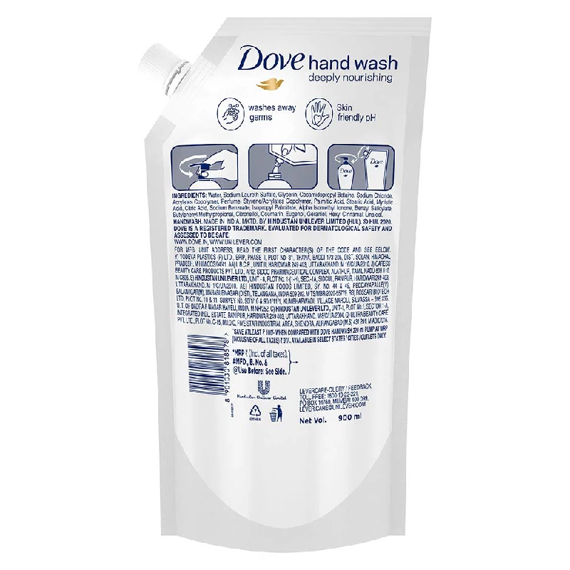Dove Moisturising Liquid Hand Wash, 900 ml-2.webp